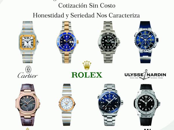 Compra de Relojes Finos Guadalajara ( Rolex, Cartier, etc)