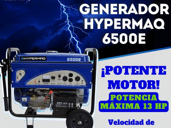 Generador electrico 6.5 Kw hypermaq 