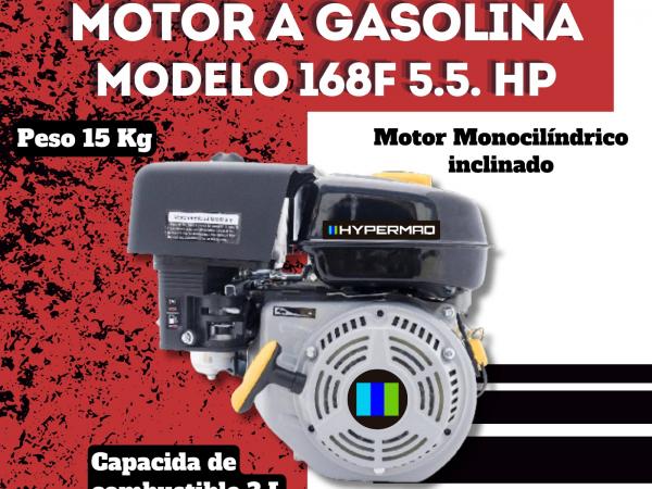 Motor a gasolina 168F 5.5HP OHV