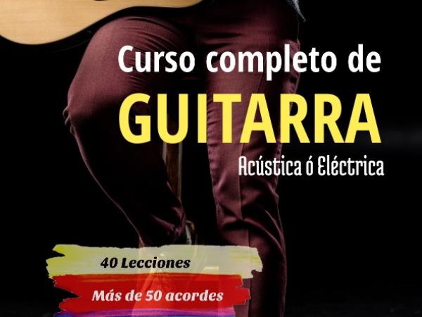 Curso completo para guitarra eléctrica. Online.