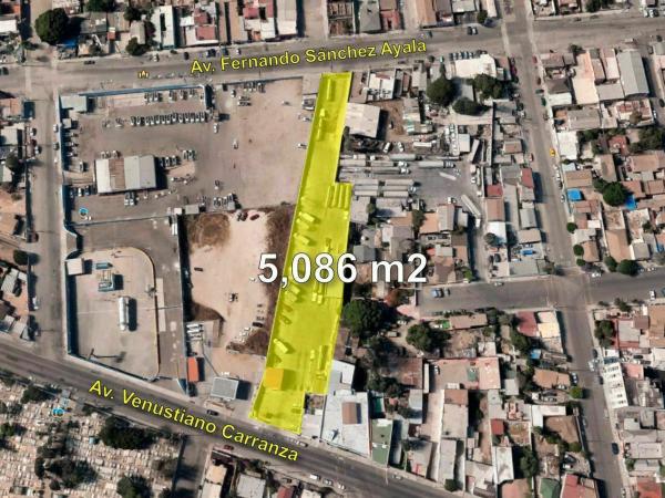 Terreno en venta Zona Centro, Tijuana, 5,086m2