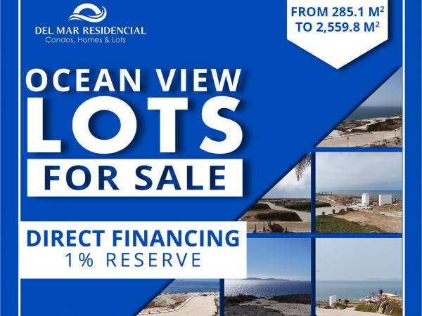 Excellent location, lots for sales in Rosarito 