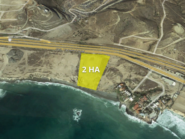 Venta de Terreno frente al mar, Popotla, Rosarito, 20,000 m2
