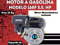 Motor a gasolina 168F 5.5HP OHV - Empresas y Negocios
