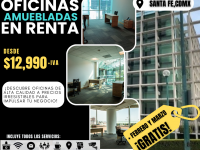 🏢OFICINAS CON TODOS LOS SERVICIOS EN SANTA FE CDMX, DESDE $12.990+IVA - Inmuebles